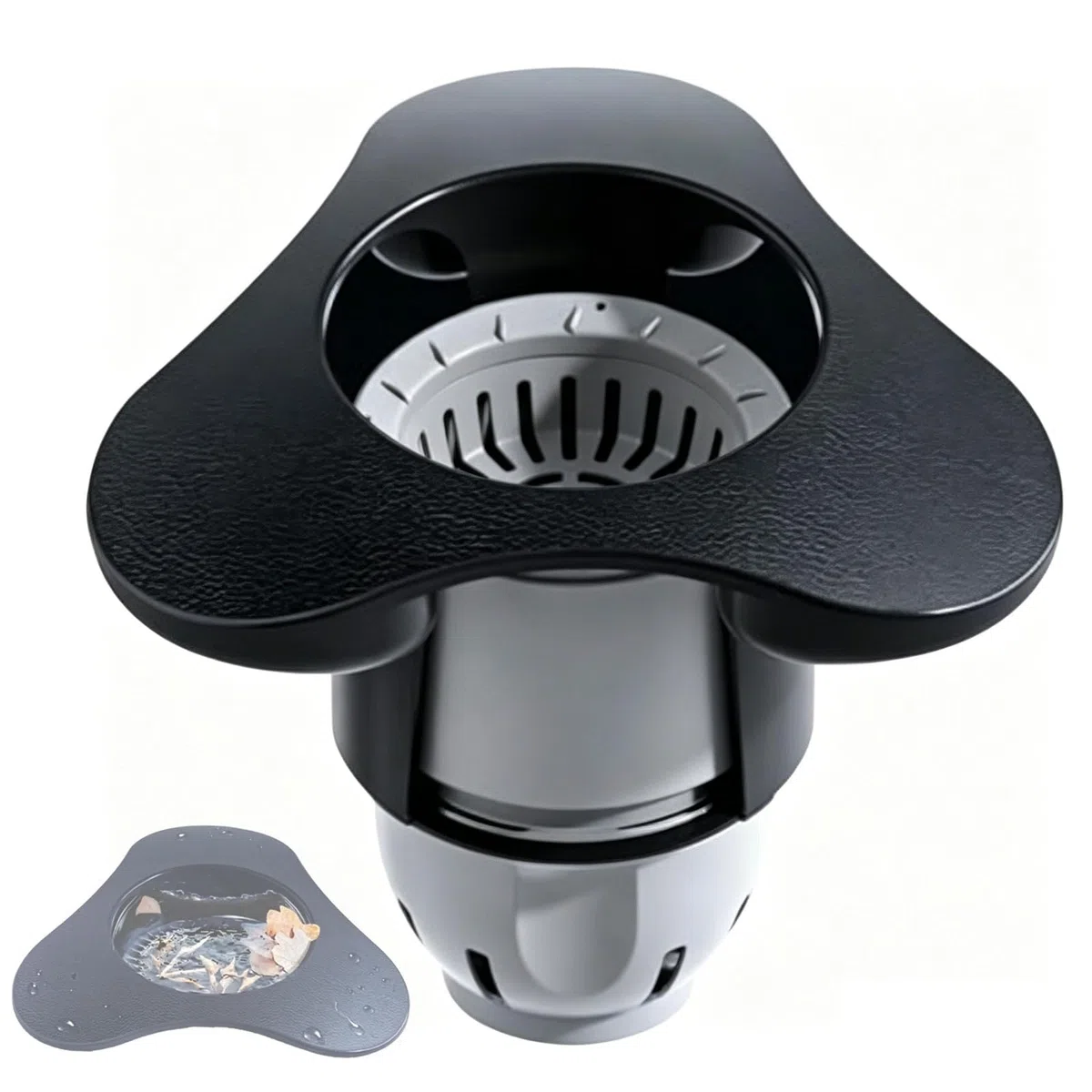 Skimmer galleggiante per laghetti, 34 W, 2200 l/h, con cavo di alimentazione da 8 m e forte aspirazione, per piscine, laghetti, laghi e laghetti da giardino