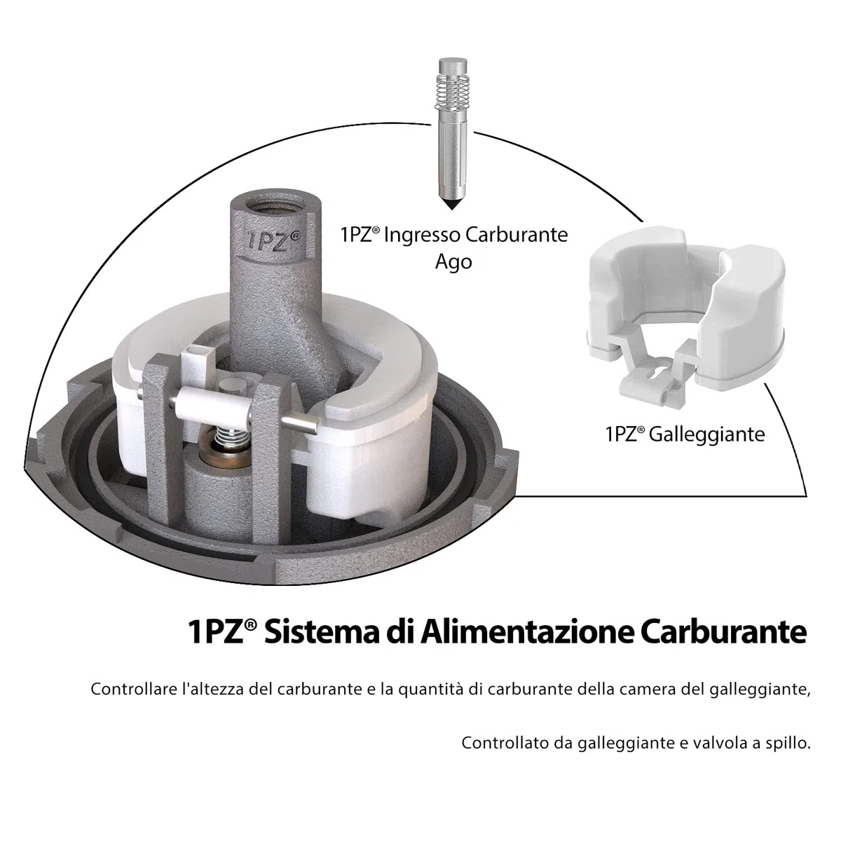 1PZ CG1-W50 Carburatore Sostitutivo per Honda GX110 GX120 GX140 GX160 GX168 GX200 4HP 5.5HP 6.5HP 16100-ZH8-W61