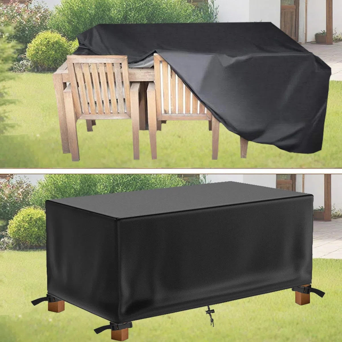 Coperture per Mobili Da Giardino Impermeabili 130x80x120cm/Lunghezza X Larghezza X Altezza Copertura Mobili Da Esterno,Telo Copertura Tavolo Esterno Impermeabile per Eventuali Mobili
