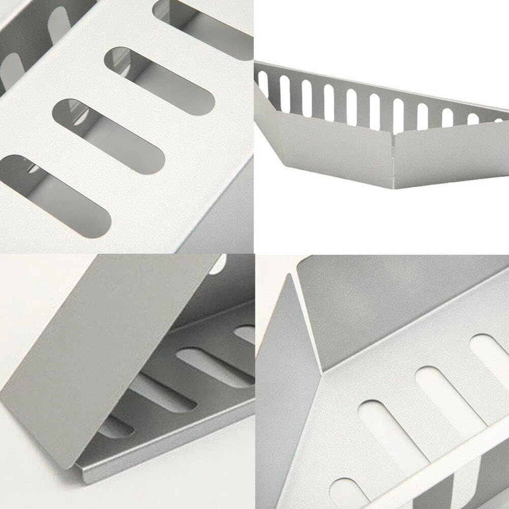 Cestino per Carbone in Acciaio Inossidabile Cestello per Barbecue per Griglie a Bollitore - Supporto per Bricchette di Carbone per Utensili E Accessori per Barbecue