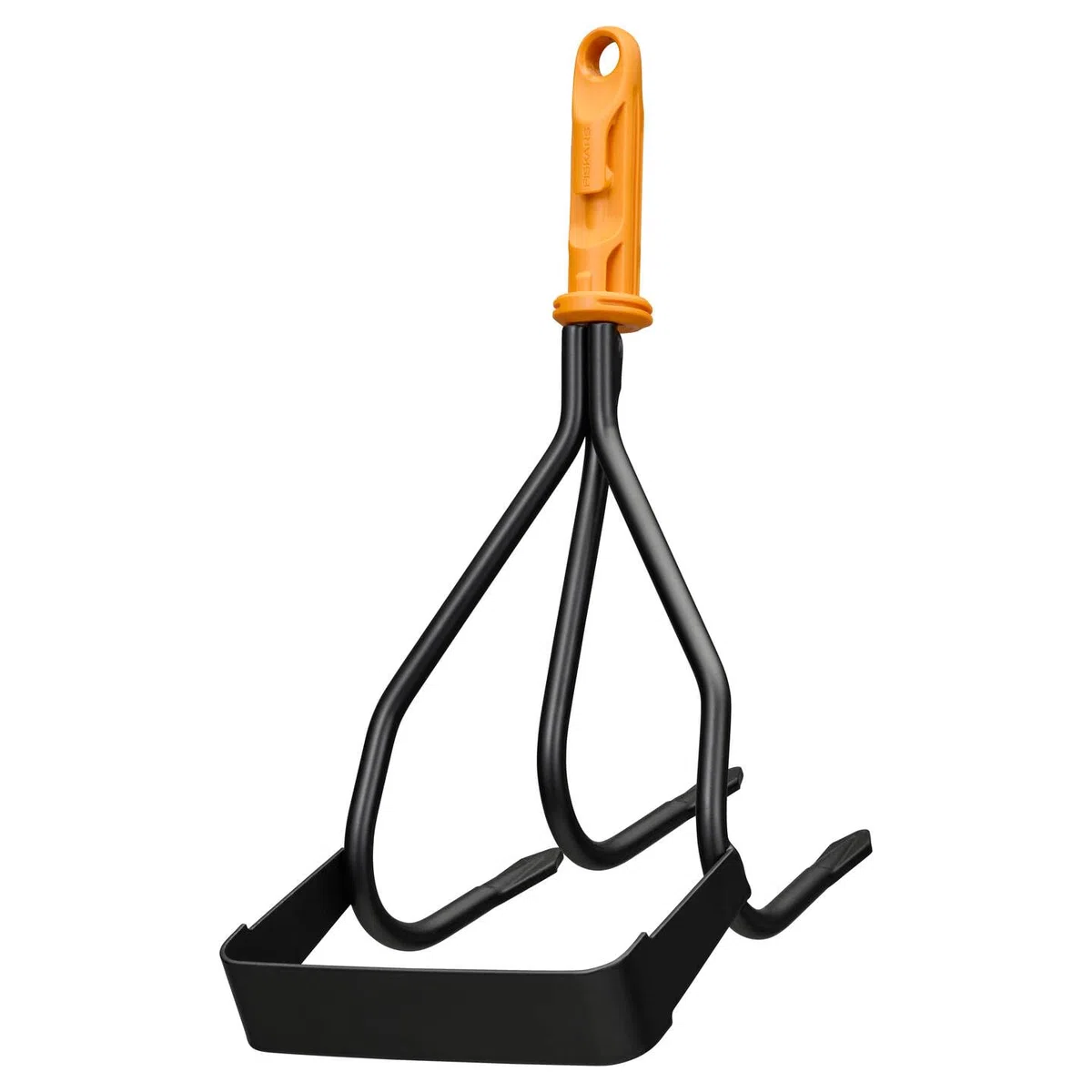 Fiskars OneClick Zappetta, Accessorio Multifunzione per la Cura delle Aiuole, Cambio Rapido con un Solo Clic, Lama in Acciaio al Carbonio Temprato, Nero/Arancione, 1080685