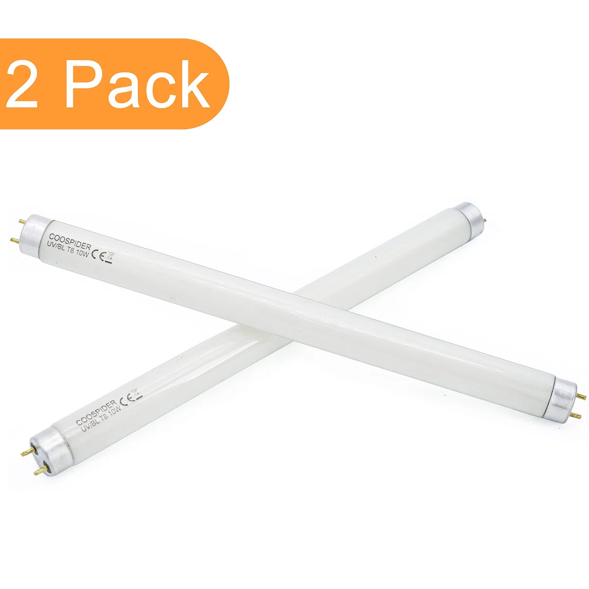2-Pack 10W Fly Killer Lampadine di Ricambio BL T8 UV Lampadina Tubi per 20W Elettrico Insetto Killer/Fly Zapper/Bug zapper/Zanzariera Killer