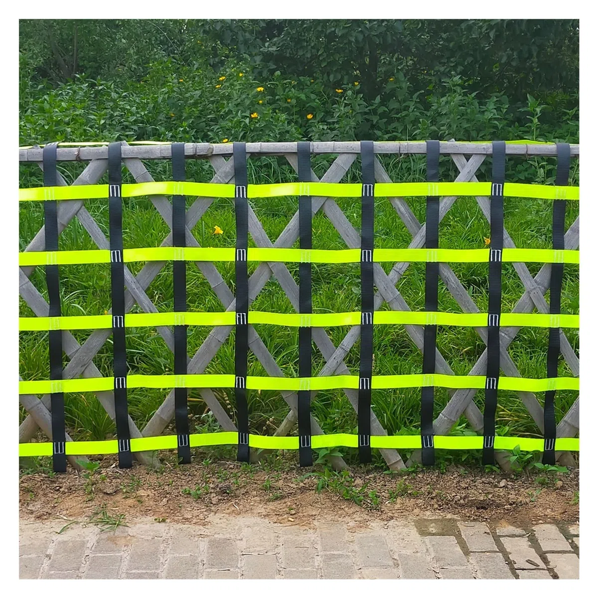 Rete da arrampicata per bambini, set di accessori per interni ed esterni, parco giochi Slackline per allenamento casa sull'albero, rete di sicurezza per amache, divertente attrezzatura per sala giochi
