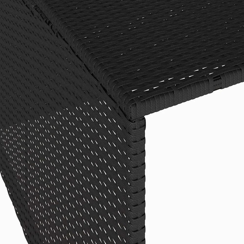 vidaXL Garage per Robot Tosaerba Nero 86x90x52/57 cm in Polyrattan