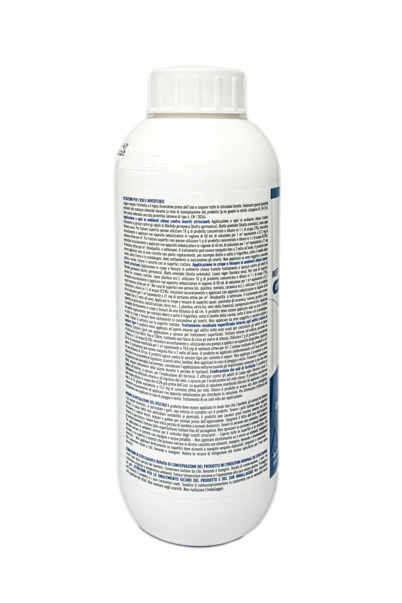 CIPEX 10E Insetticida Adulticida Liquido a Base di Cipermetrina 1 LT – Contro Insetti Volanti e Striscianti, Zanzare e Zanzara Tigre