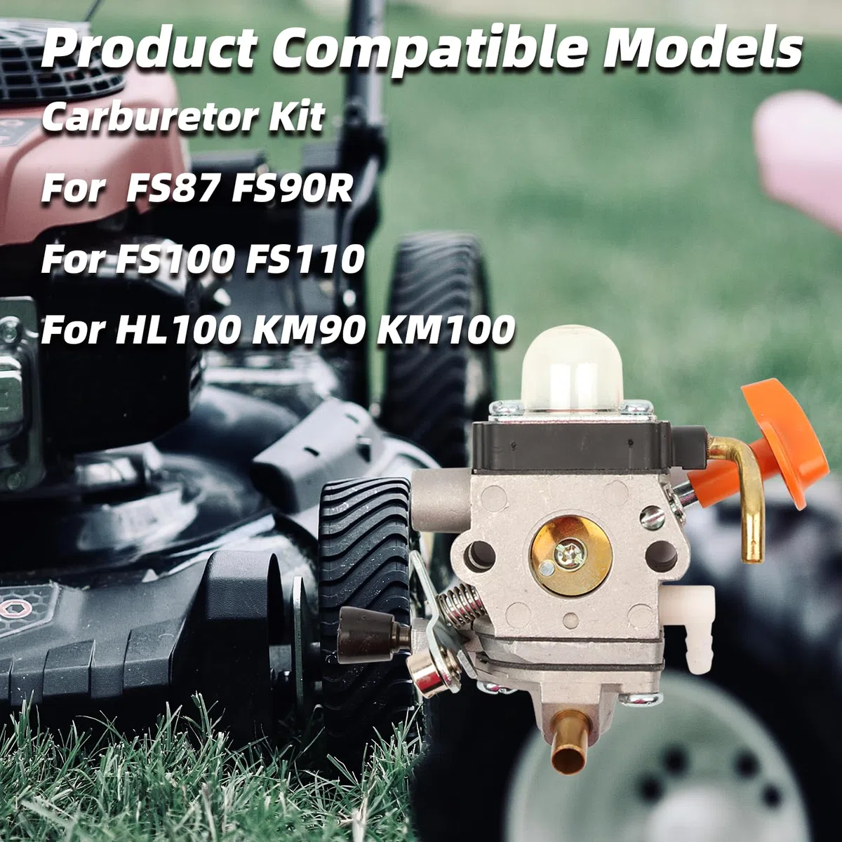 carburatore per FS87 FS90 FS100 FS 110 FS130 HL95 HT100 HT101 KM90 KM100 KM110 SP90 Fadenabschneider.