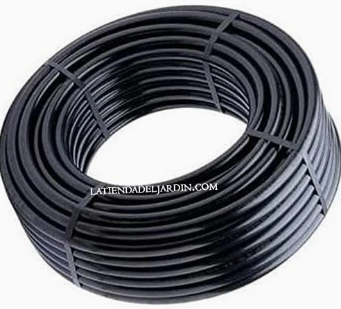 Suinga Tubo in Polietilene 25mm | Tubo Agricolo 25mm 6 bar 100 metri | Tubo per Irrigazione 25mm | Tubo di irrigazione 25 mm, nero