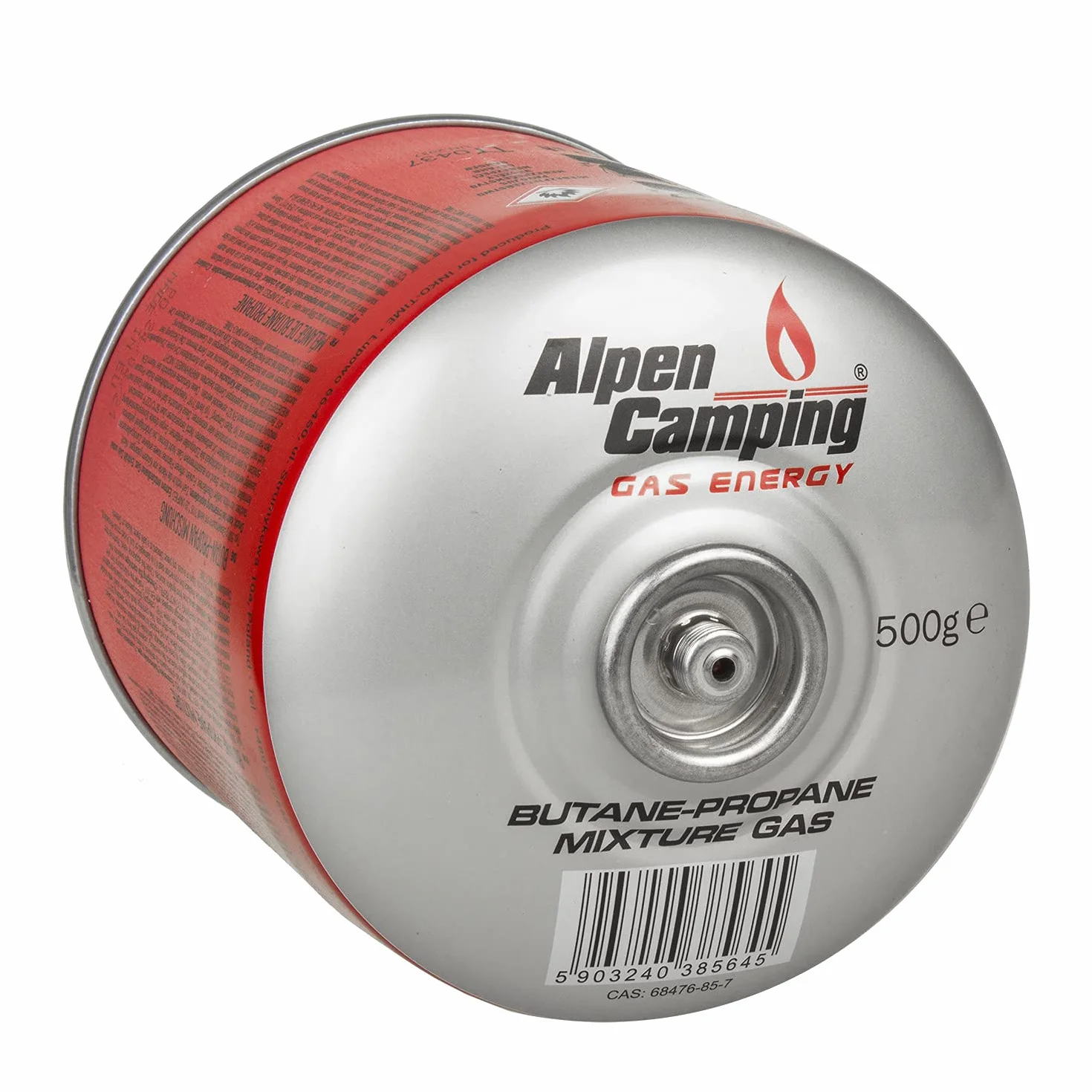 Alpen Camping IK008 3 cartucce di gas da 877 ml/500 g con cartuccia a vite propano-butano attacco da 7/16" per fornello a gas, fornello da campeggio, bruciatore a saldatura EN417 (pezzi) (2)