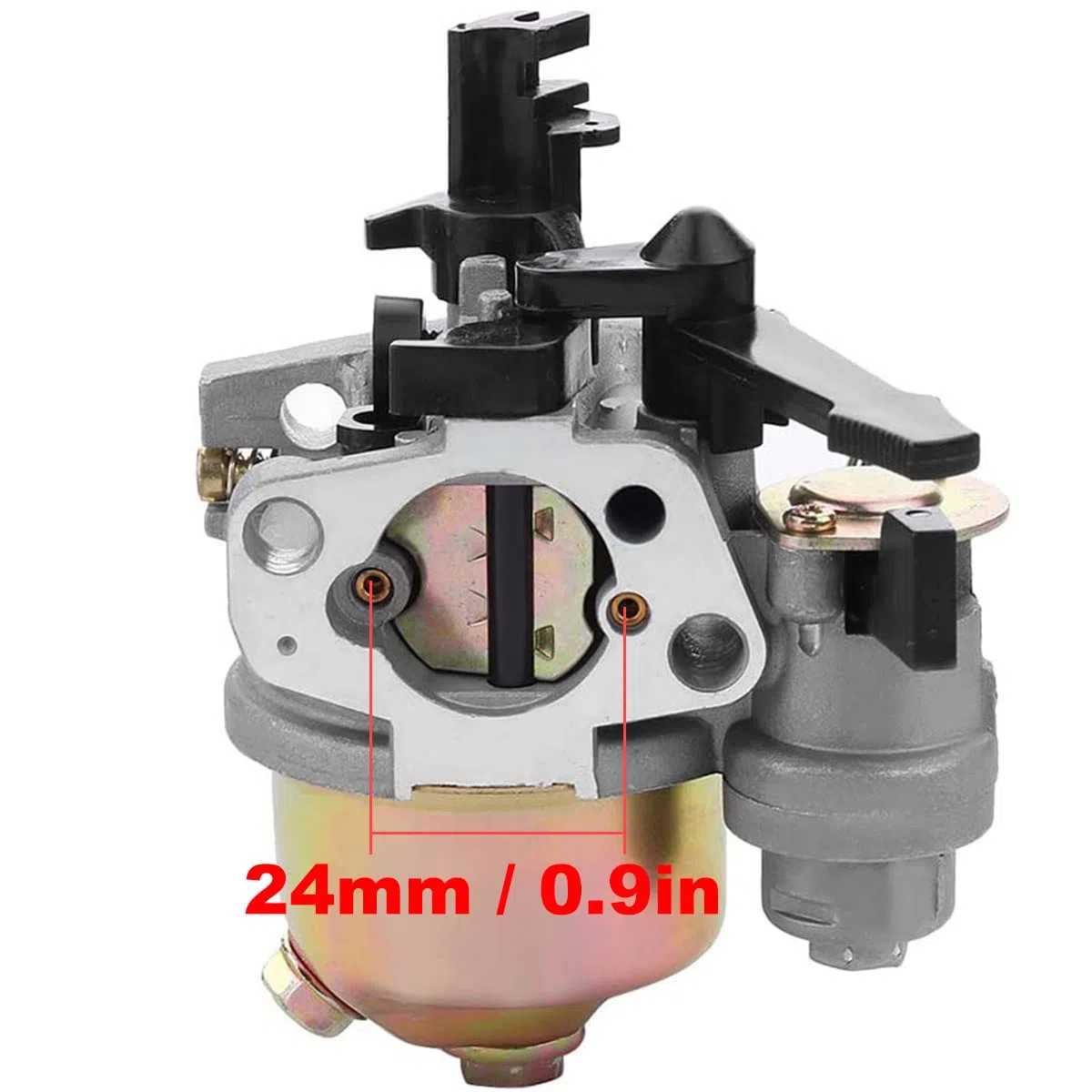 ZAMDOE Carburatore per Honda GX160 5.5HP GX200 GX168 6.5 HP GX140 Motore 196cc WP20 EG1400 Porto Merci per Predator 212cc Go Kart OHV per Baja Mb165 Mb200, Sostituisce 16100-ZH8-W61