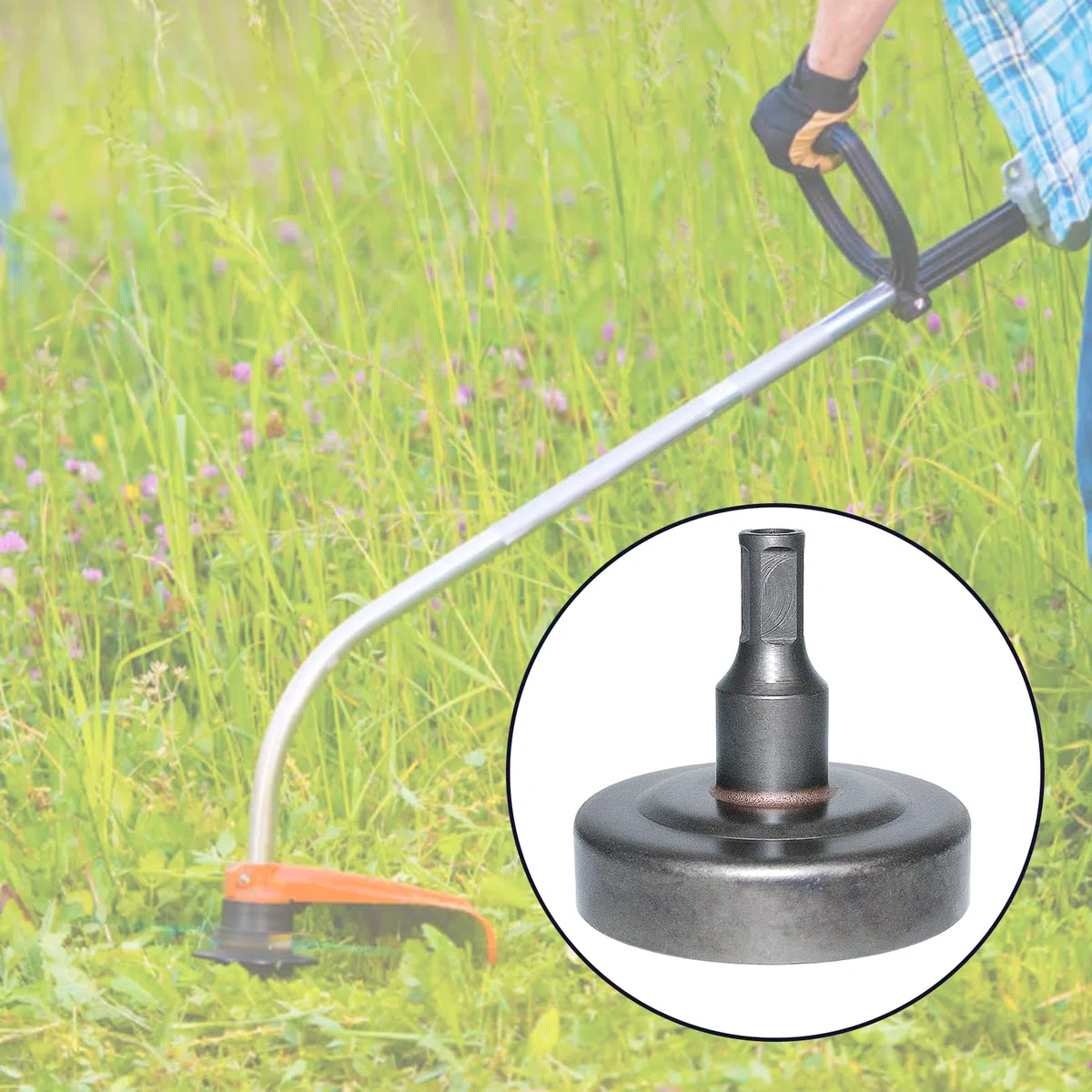 Kit Tamburo Frizione, per Stihl FS45 FS46 FS50C FS55 FS56 FS70 HL45 KM55, include Gruppo Frizione, Ricambi per Tosaerba, Ricambio 41401602000 41401602909