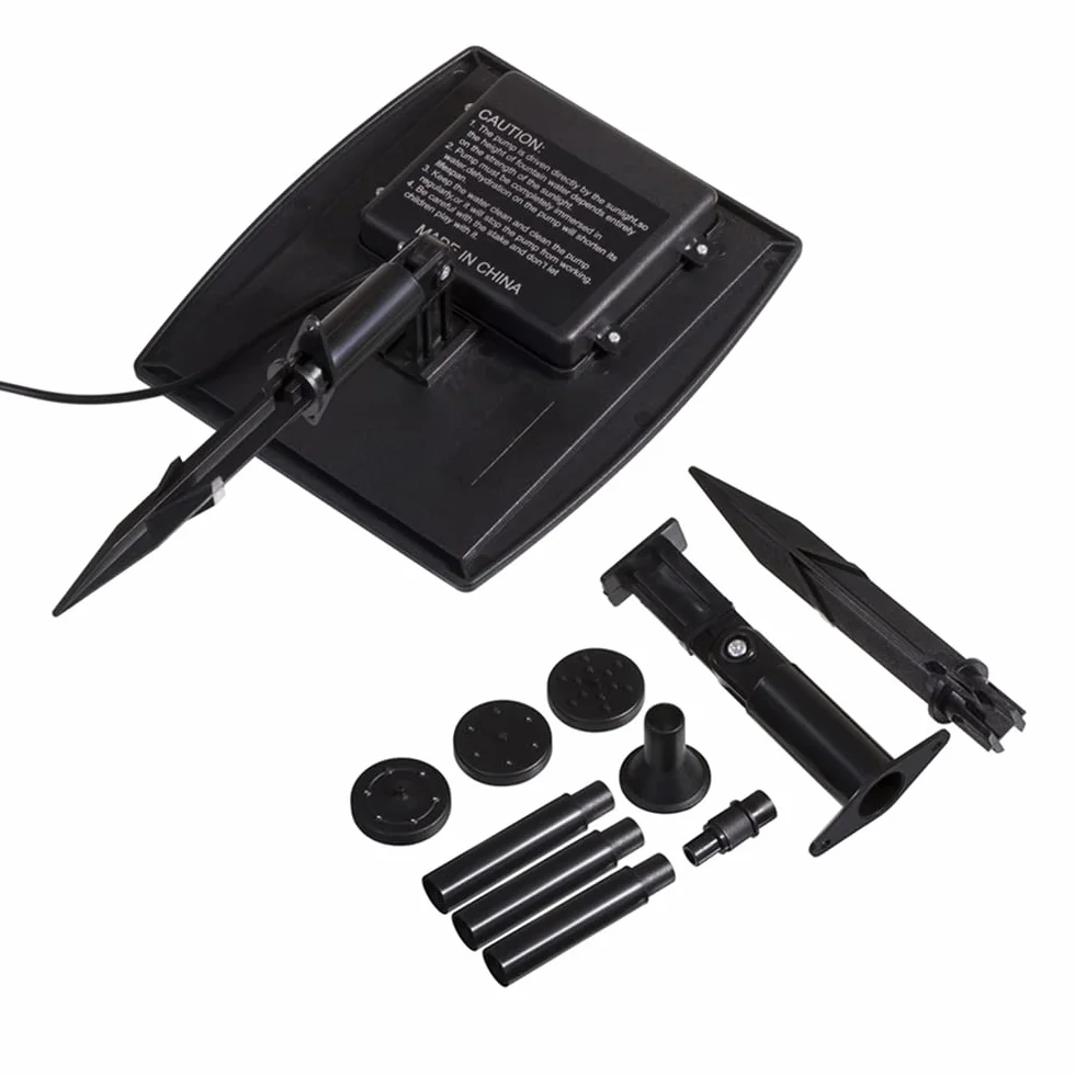 Anself - Pannello di alimentazione solare paesaggio fontane piscina giardino pluggable energia solare pompa decorativa