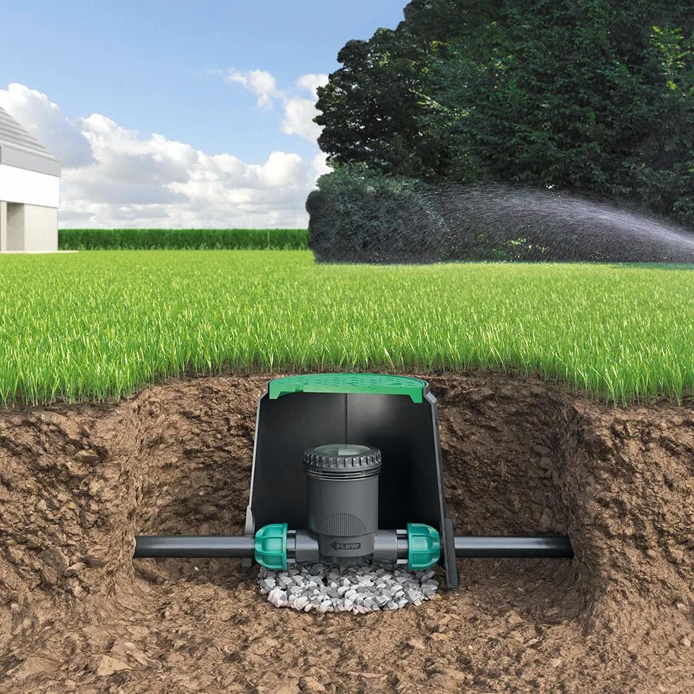 Claber Elettrovalvola programmabile, valvola con programmatore per sistema di irrigazione
