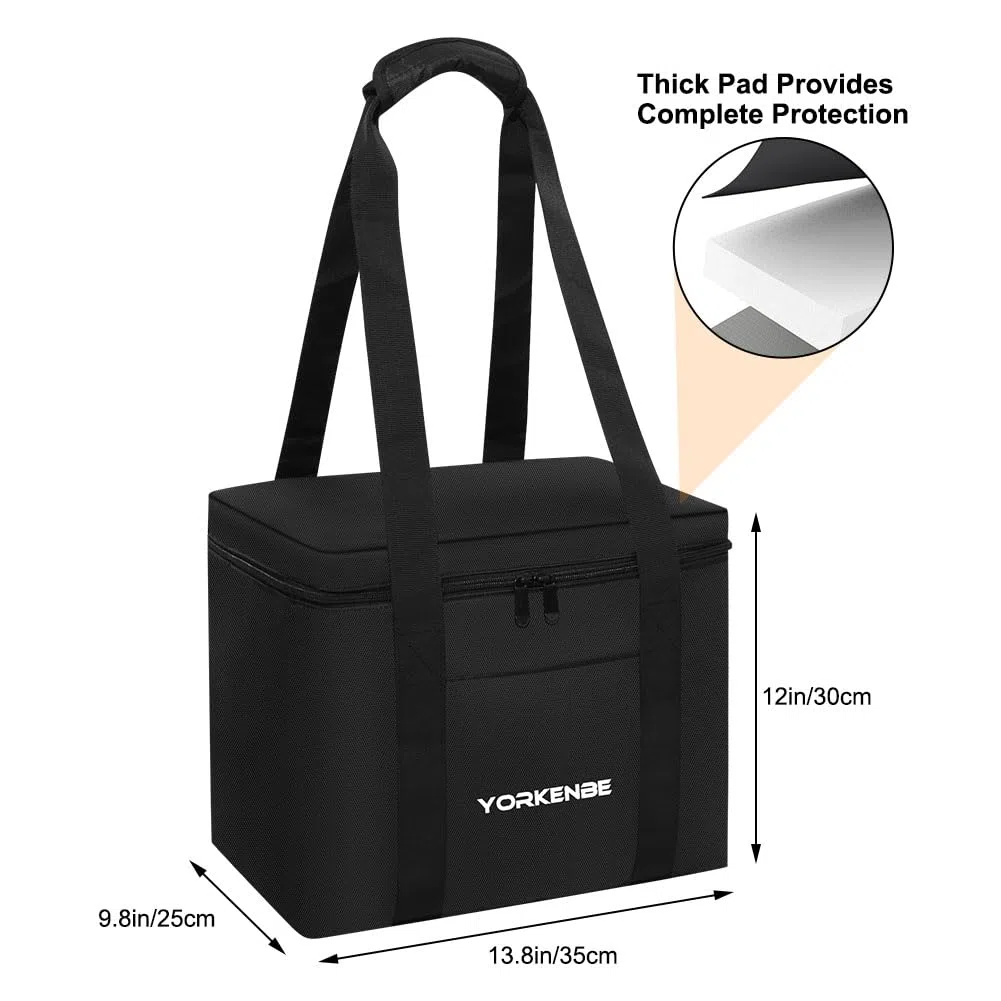 Custodia da trasporto compatibile con Jackery Explorer 1000 V2, borsa portatile imbottita resistente all'acqua, per camper, viaggi, campeggio all'aperto