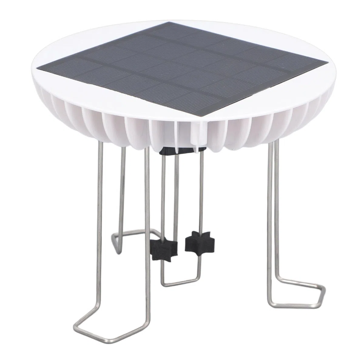 Agitatore Solare per Acqua, Agitatore Solare Silenzioso per Vasca per Uccelli con Pannello 5V 2W, Impermeabile IP65 per la Decorazione del Laghetto da Giardino
