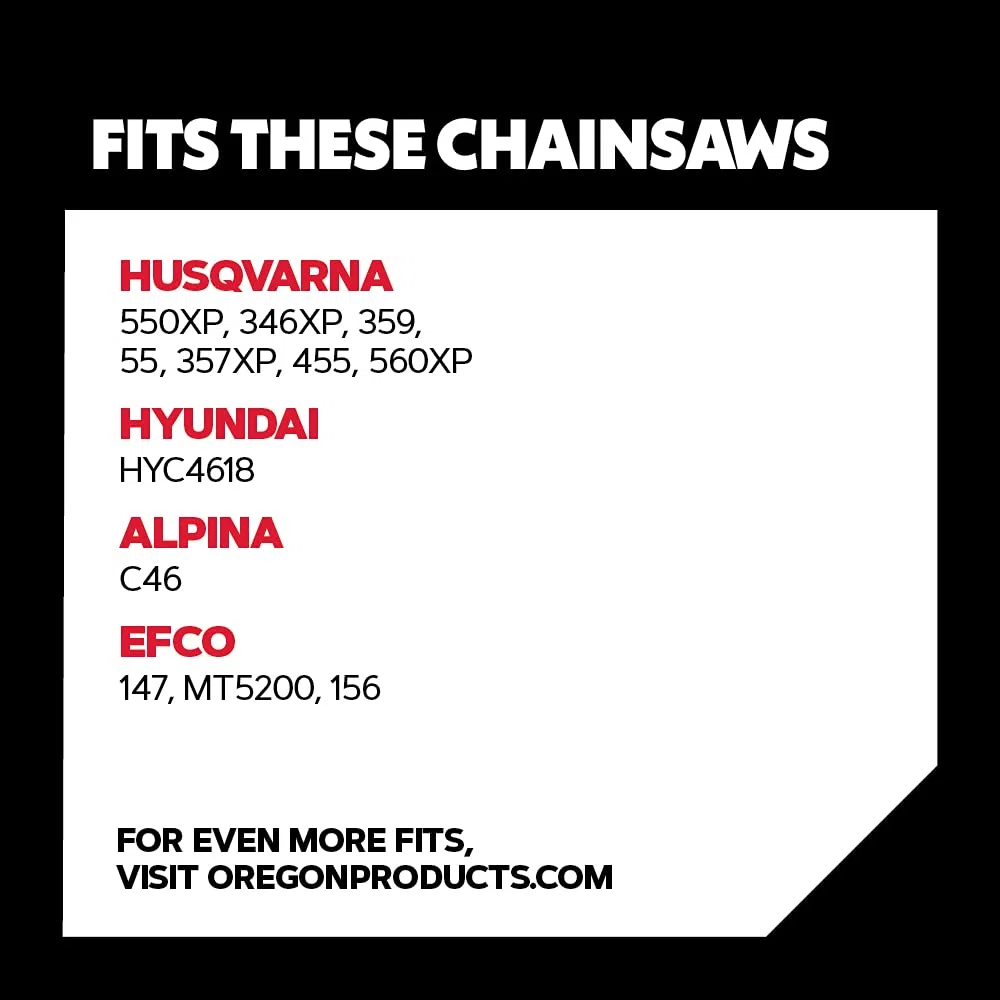 Oregon 21BPX ControlCut Catena per Motosega da 72 Maglie di Trasmissione, Adatta a Barre da 18 pollici (45 cm), Compatibile con Husqvarna, Hyundai, Alpina, Efco ed altre marche