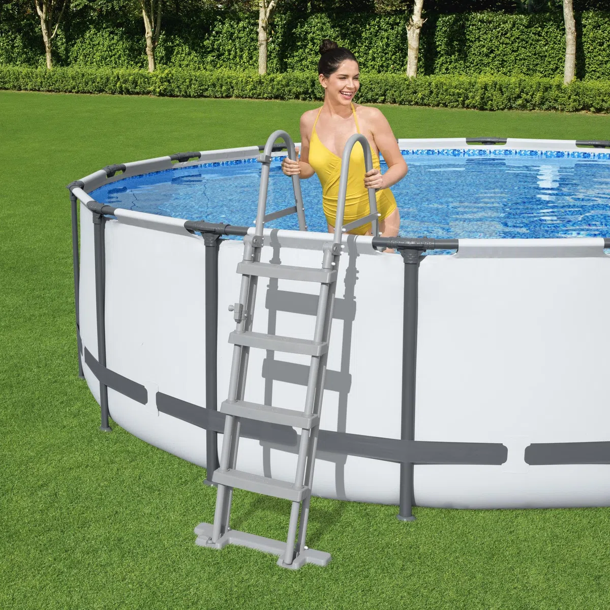 Bestway 58331-4 Scaletta di sicurezza per piscina da 122 cm