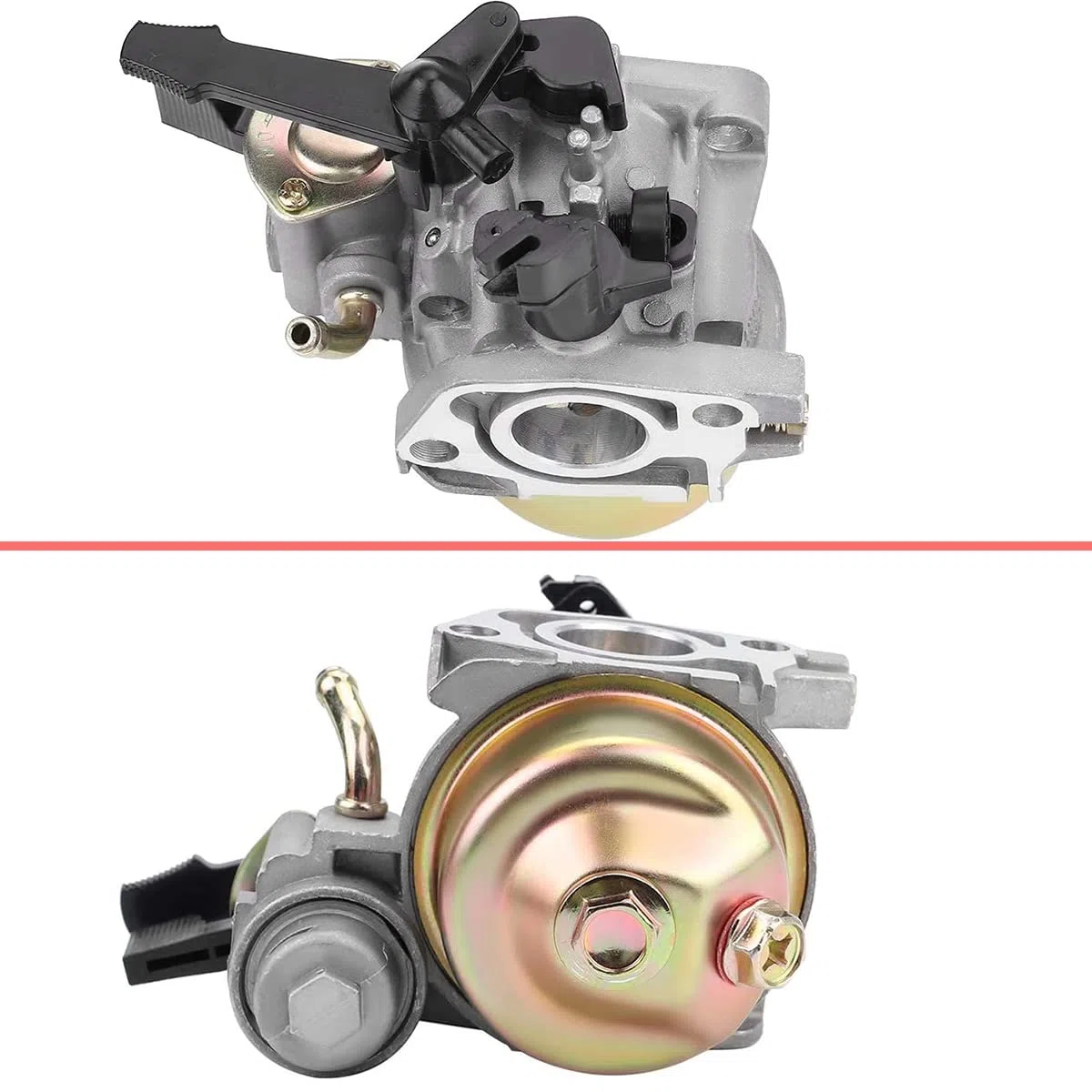 ZAMDOE Carburatore per Honda GX160 5.5HP GX200 GX168 6.5 HP GX140 Motore 196cc WP20 EG1400 Porto Merci per Predator 212cc Go Kart OHV per Baja Mb165 Mb200, Sostituisce 16100-ZH8-W61