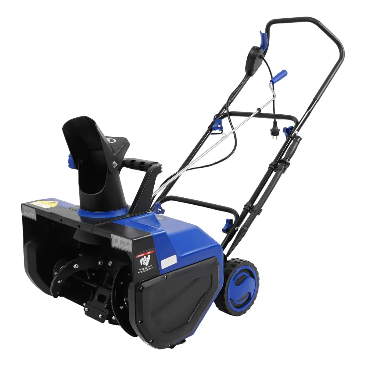 Spazzaneve elettrico per giardino, pulizia invernale, 1800 W, 3500 giri/min, 32 cm, larghezza 8 m, distanza di lancio, adatto per strade, giardini e parchi giochi (2400 W)