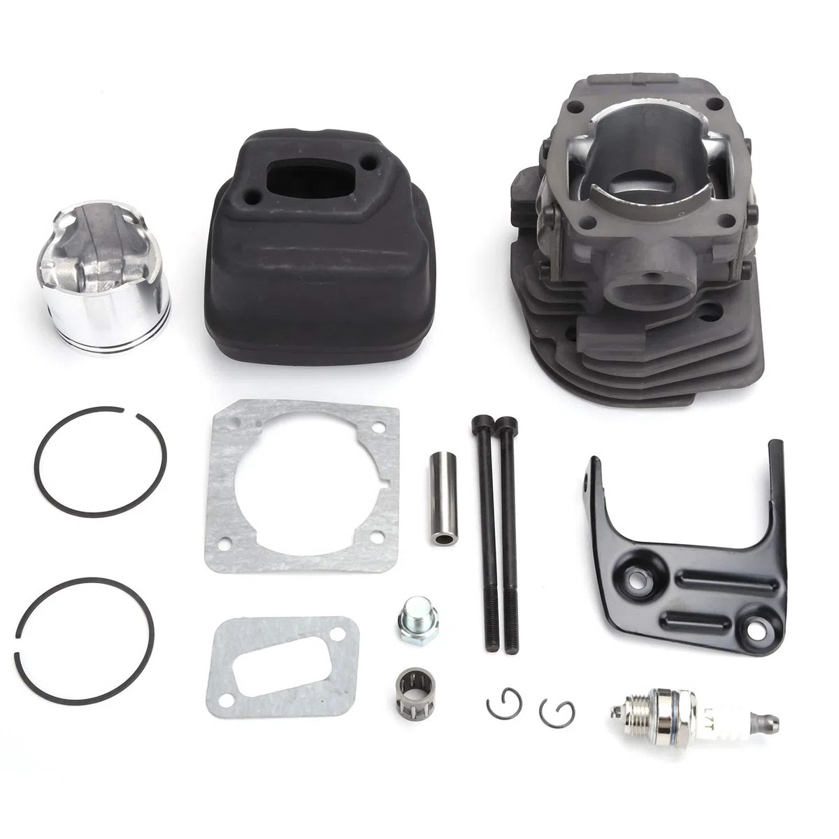 Kit Silenziatore Cilindro Pistone Accessori Professionali per Attrezzi da Giardinaggio per CS2150 CS2152, Lega di Alluminio e Ferro di Alta qualità, Adatto per gli Appassionati di Giardino