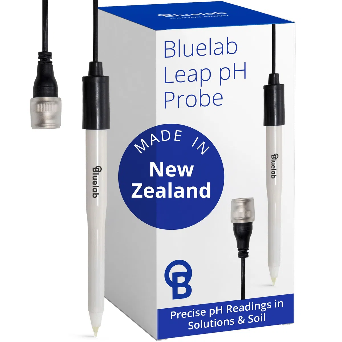 Bluelab PROBPHLEAP - Sonda di pH Leap, sonda di ricambio con attacco BNC, uso nel suolo, cocco, lana di roccia, zona radice e soluzione, facile calibrazione