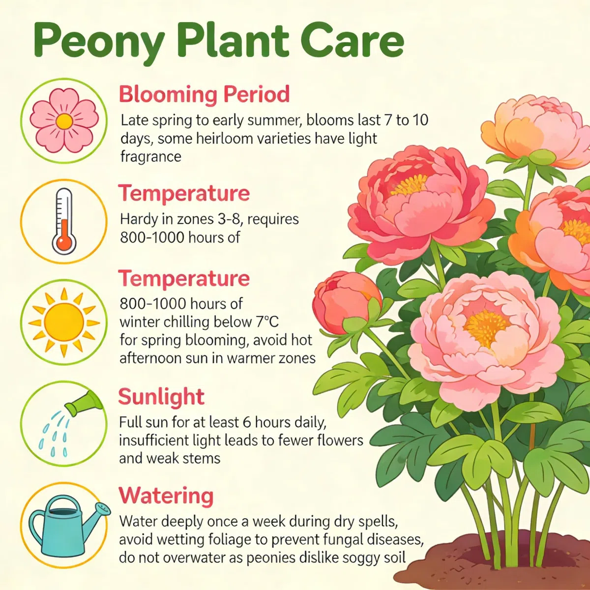 Bulbi di Peonia Perenne Resistente del Regno Unito - Bassa Manutenzione - Adatti agli Impollinatori - Crescono in Aiuole, Bordure e Vasi da Terrazzo - Eccellente Esposizione - 2 Bulbi