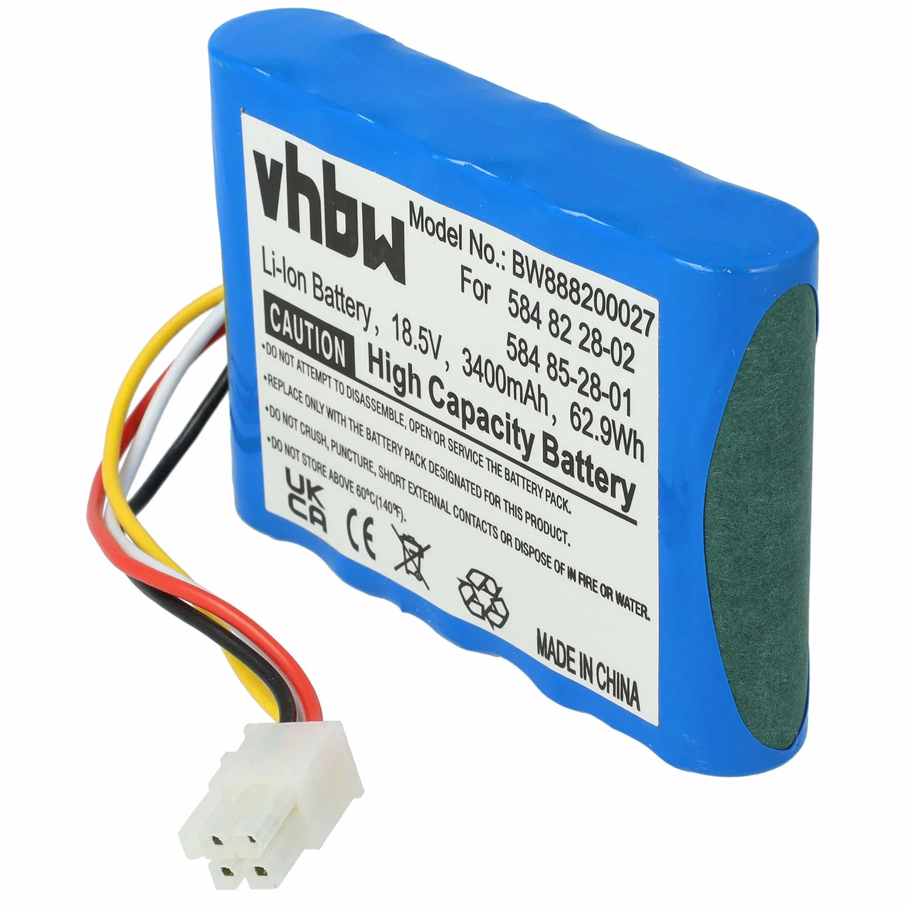 vhbw batteria compatibile con Husqvarna Automower 310 (2015-2018) rasaerba 3400mAh 18,5V Li-Ion