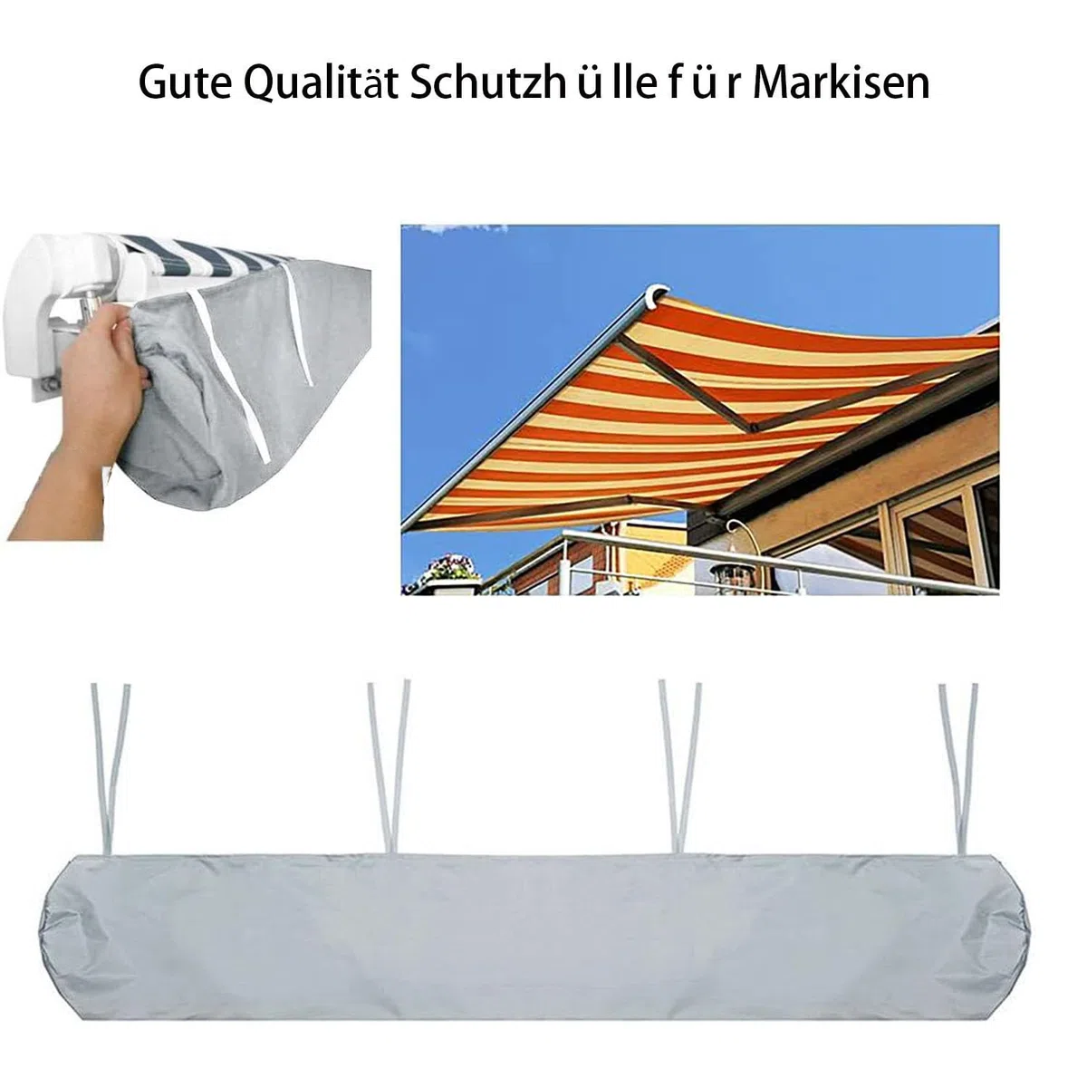 4M Coperture per Tende da Sole Custodia per Tenda da Sole Copertura della Tenda per Patio Esterno da Giardino Custodia impermeabile per tenda