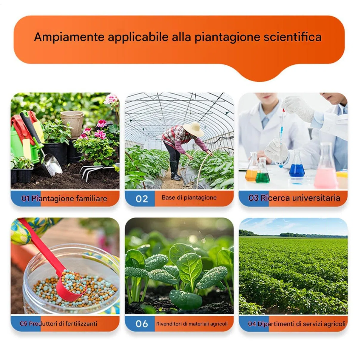 Kit Per Analisi Del Terreno Da Giardino - Strumento di Misura Multifunzione per Prati,Analizzatore Nutrienti per Viti Paesaggio Cortili Piante in Vaso Giardini Fattorie
