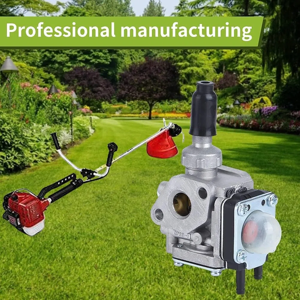 Carburatore Kit, Ricambio per motori tosaerba TH43 TH48, Materiali metallici resistenti usura corrosione, Migliora prestazioni durata apparecchiatura giardino esterno