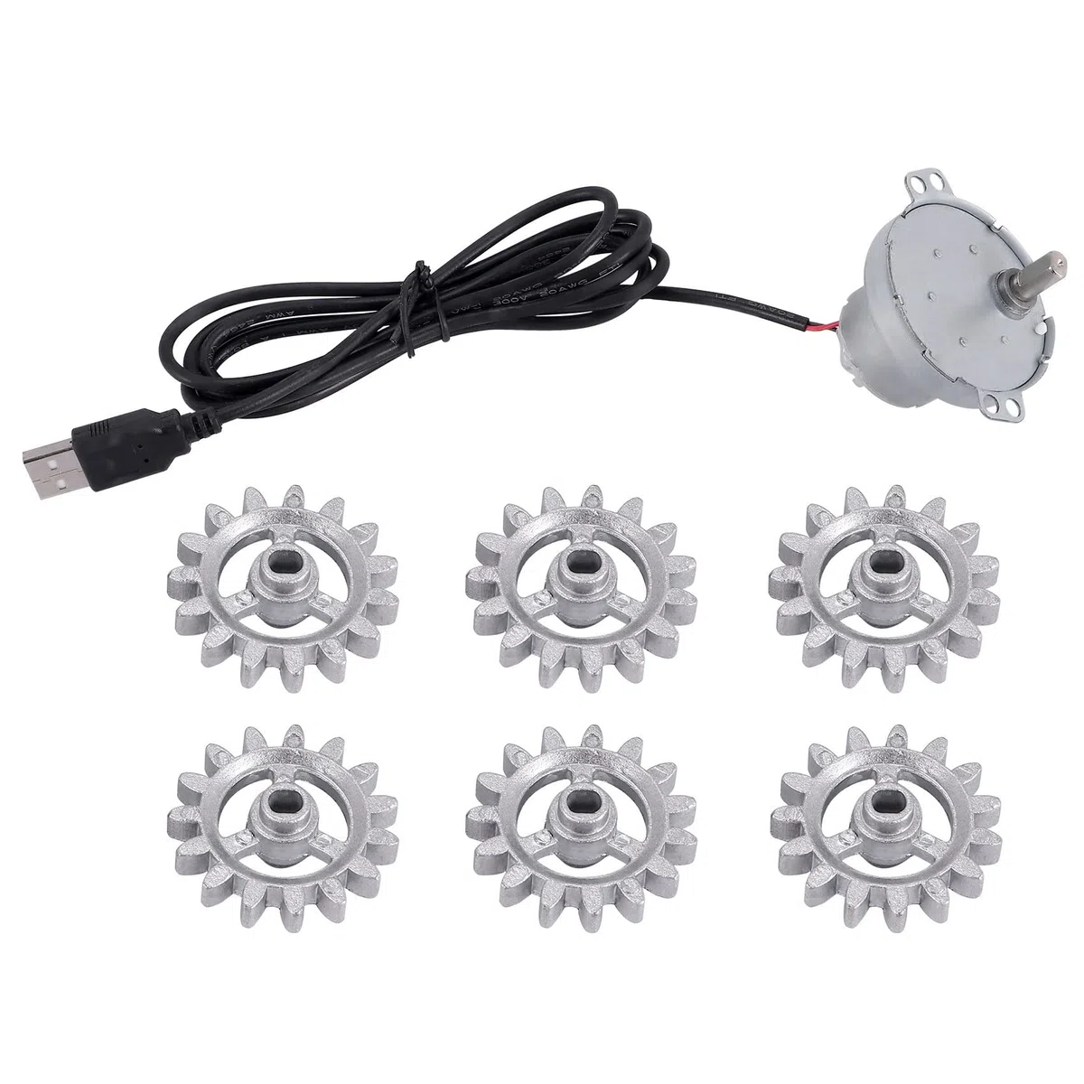 Rotazione automatica Spiedino Grill Strumenti Metallo BBQ Telaio Rotante Ingranaggio Con USB Motore DIY Automatico Rotazione Telaio Utensili Set