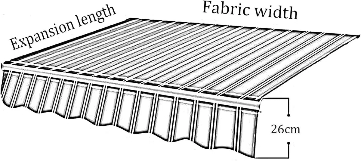 Tenda a baldacchino impermeabile per esterni, 4 x 3,5 m, protezione dai raggi UV, per giardino, spiaggia e campeggio, riparo per il tempo libero per attività all'aperto