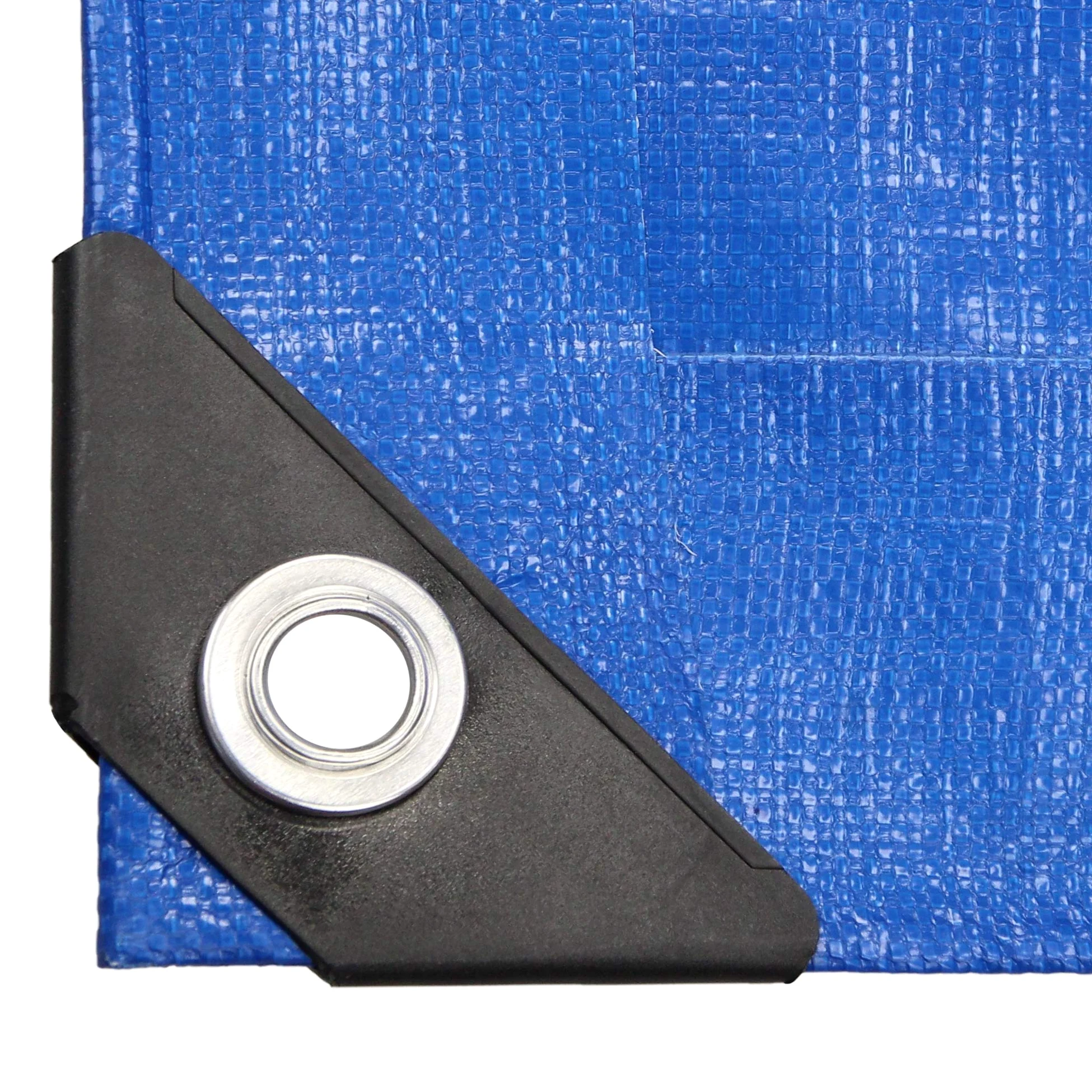 ECD Germany Telone Tessuto con Occhielli 6x12m 72m² 180g/m² Blu Impermeabile per Esterno Antistrappo Telo di Protezione Antipioggia Copertura Giardino Telone Protettivo