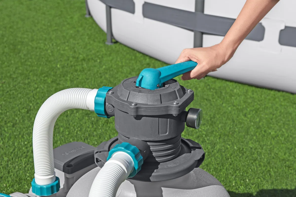 Bestway 58486-7 Pompa di filtraggio a Sabbia per Piscina da 11.355 l/h