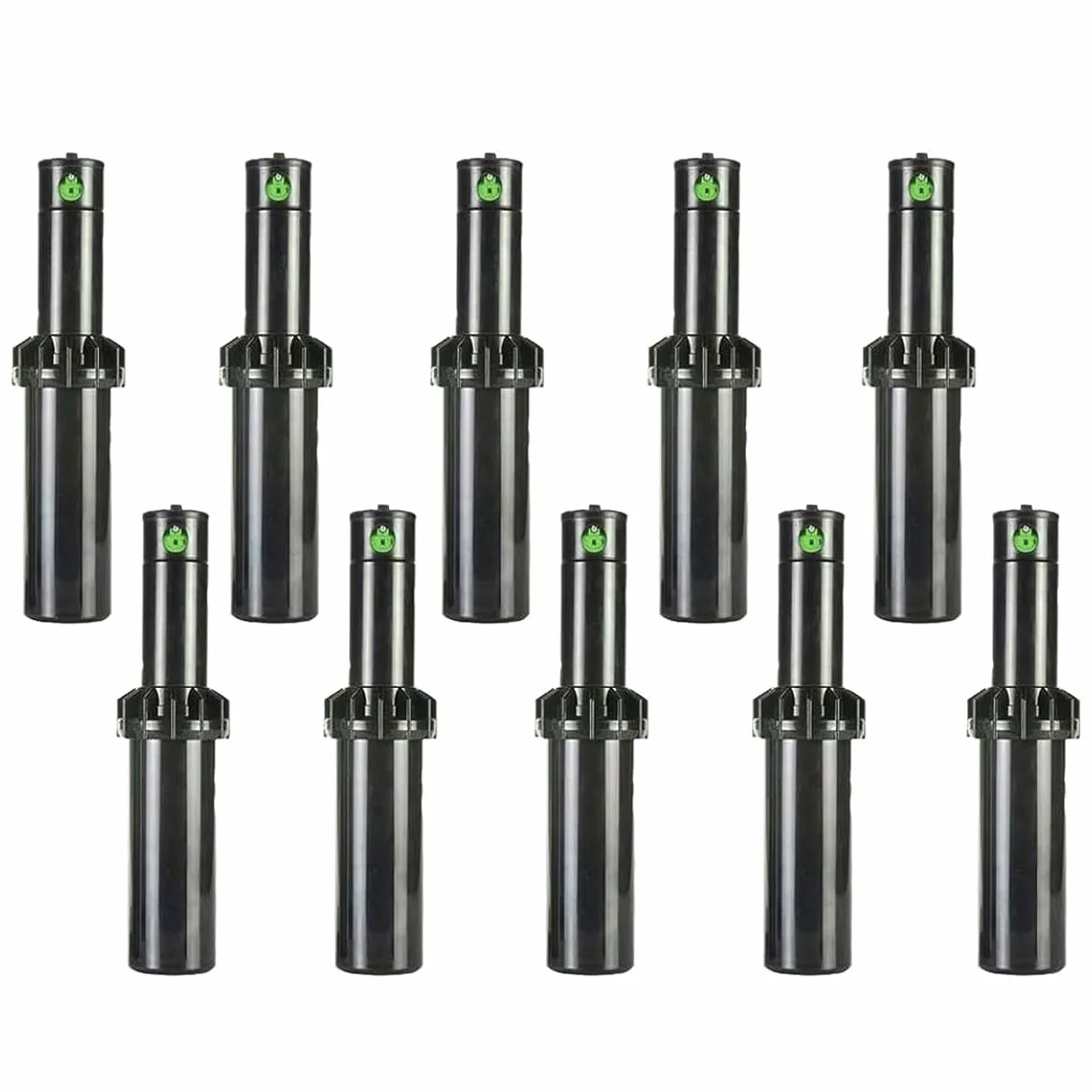 [Pack 10] Irrigatore Rain S075 D + Ugelli | Regolazione della distanza e della portata | Ideale per giardini medi, uso sostenibile | Portata 9,4-14,3 m, filettatura 3/4 femmina