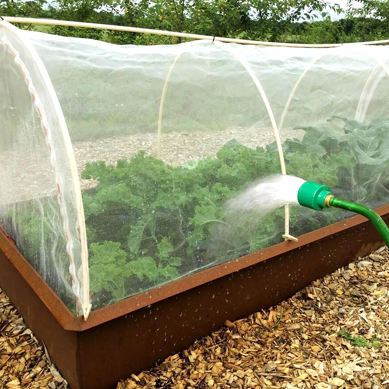 Rete Zanzariera di Insetti,Rete Anti Insetti,4x4m Rete di Protezione da Giardino a Maglia Fine,Reti Protettive Serra,Rete di Insetti per Verdure Rete Anti Uccelli per Pianta,Orto,Frutteto,Bianco