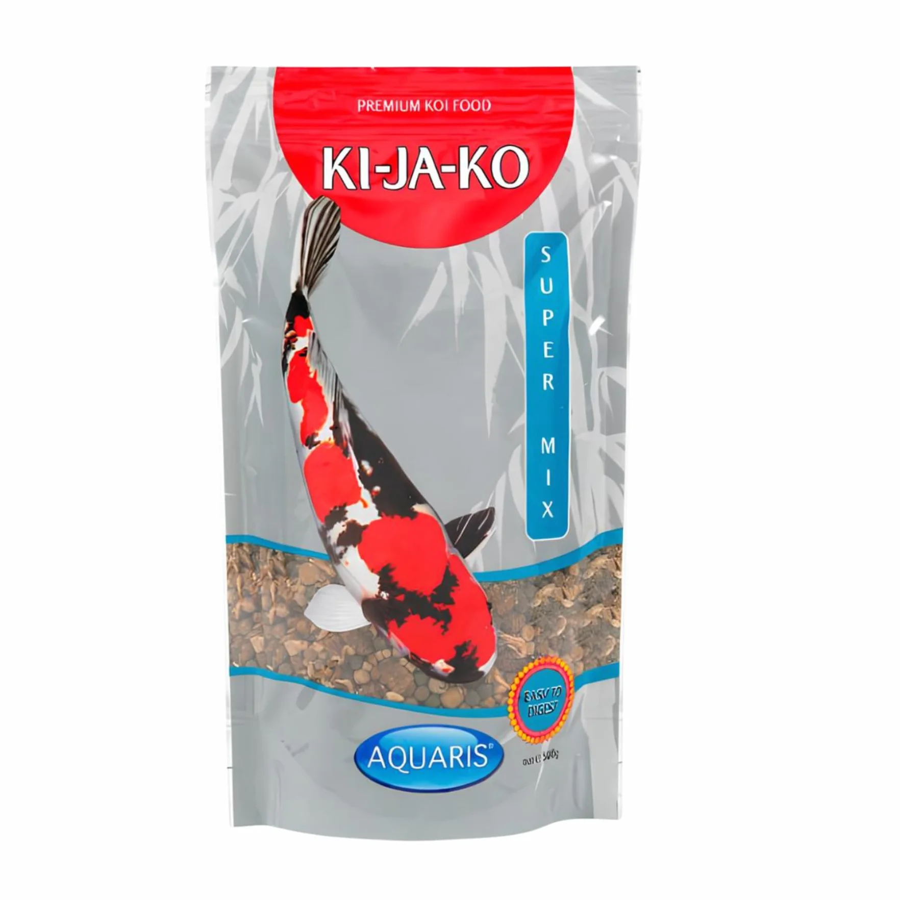 Super Mix alimento per Koi di Alta qualità in Formato Premium da 1 kg / 6mm - con Sapore di Grano, per Koi-Carp