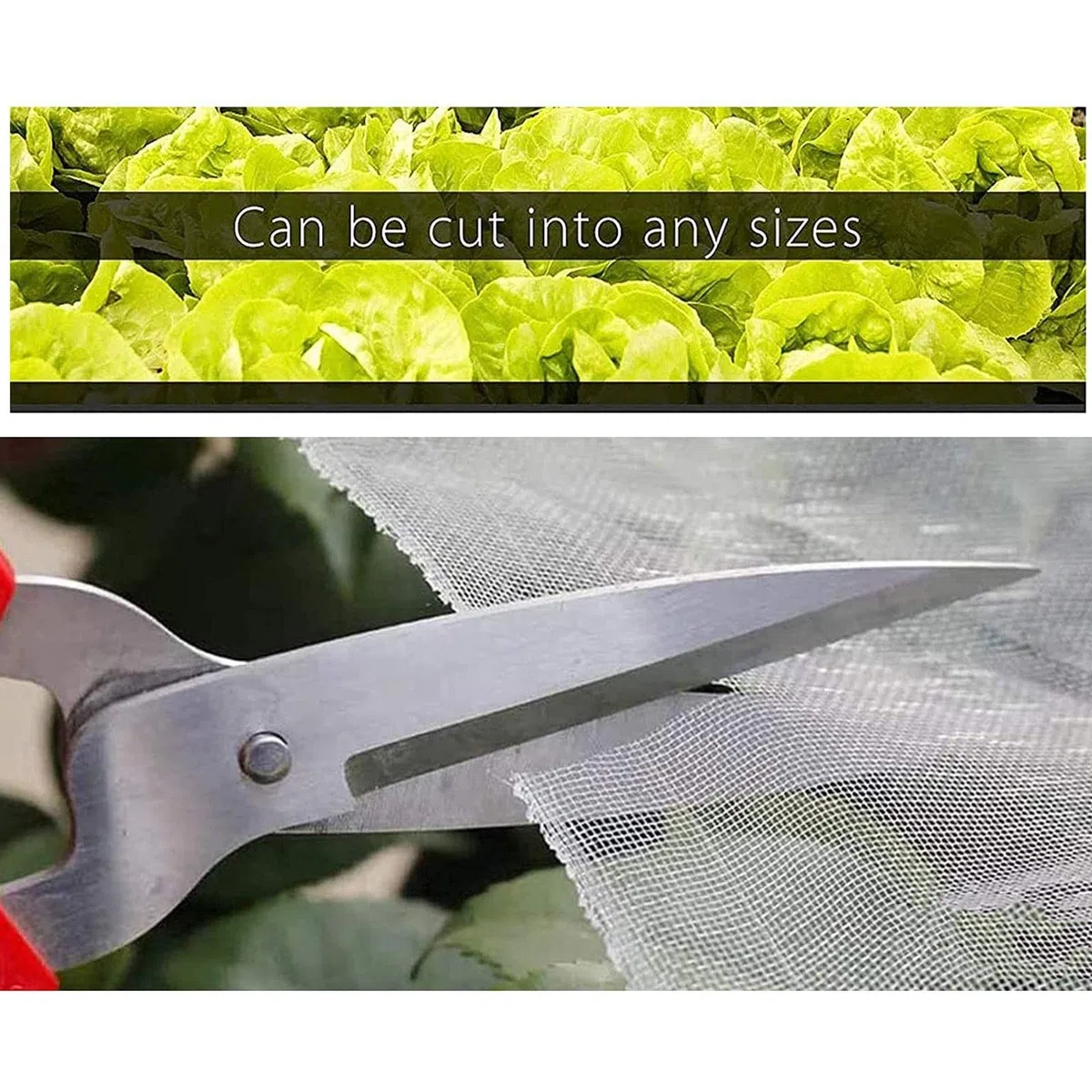 DINGFAN Rete Protettive da Giardino Anti Insetti, Cappuccio Protezione Piante Anti-Bird Net, Insetti Protezione Net Maglia Fine per Serra Piante Fiori, Frutta e Verdura (Size : 5x10m)