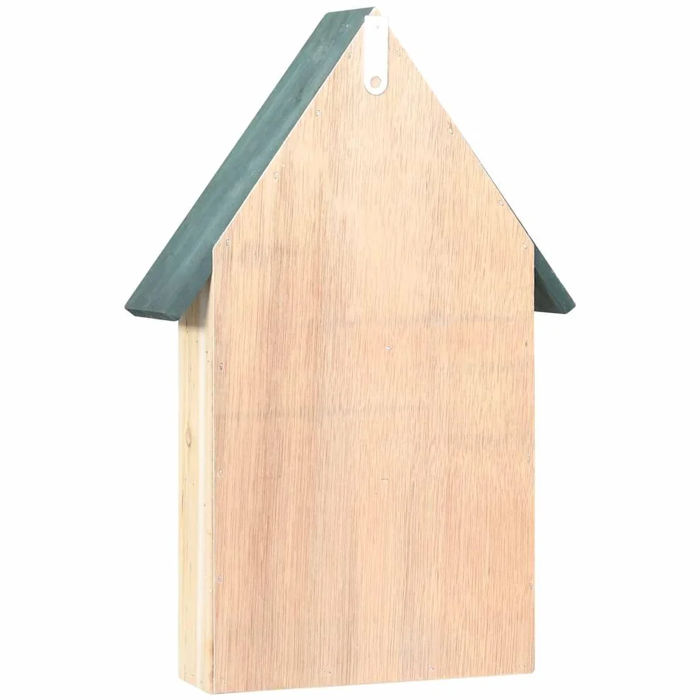 Casa per insetti, 31 x 10 x 48 cm, in legno di abete, per api selvatiche, mosche e farfalle, casetta per insetti per giardino e balcone