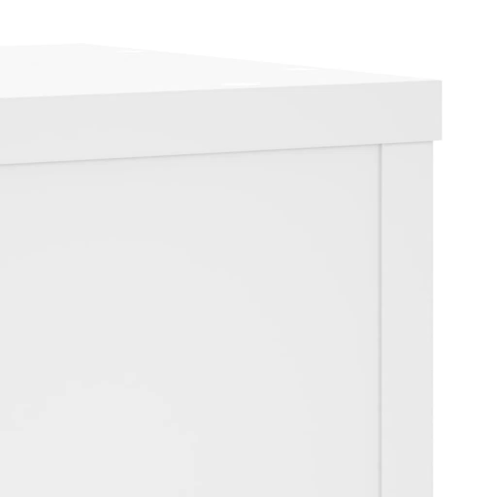 vidaXL Supporti per Piante 2 pz Bianchi 25x25x35 cm Legno Multistrato, Supporto per Fiori, Porta Fiori, Supporto per Piante da Interno, Porta Piante