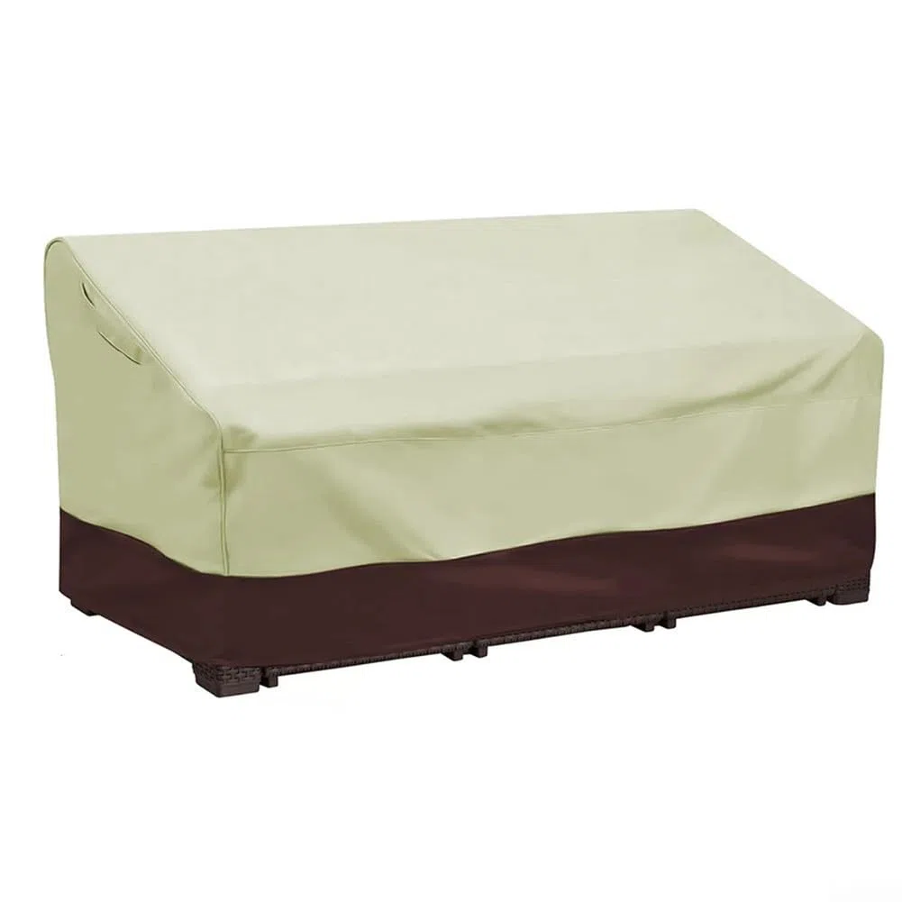 Copridivano impermeabile da esterno per panchine da 2 e 4 posti, con orlo regolabile con coulisse (210D: 223 x 83 x 84)