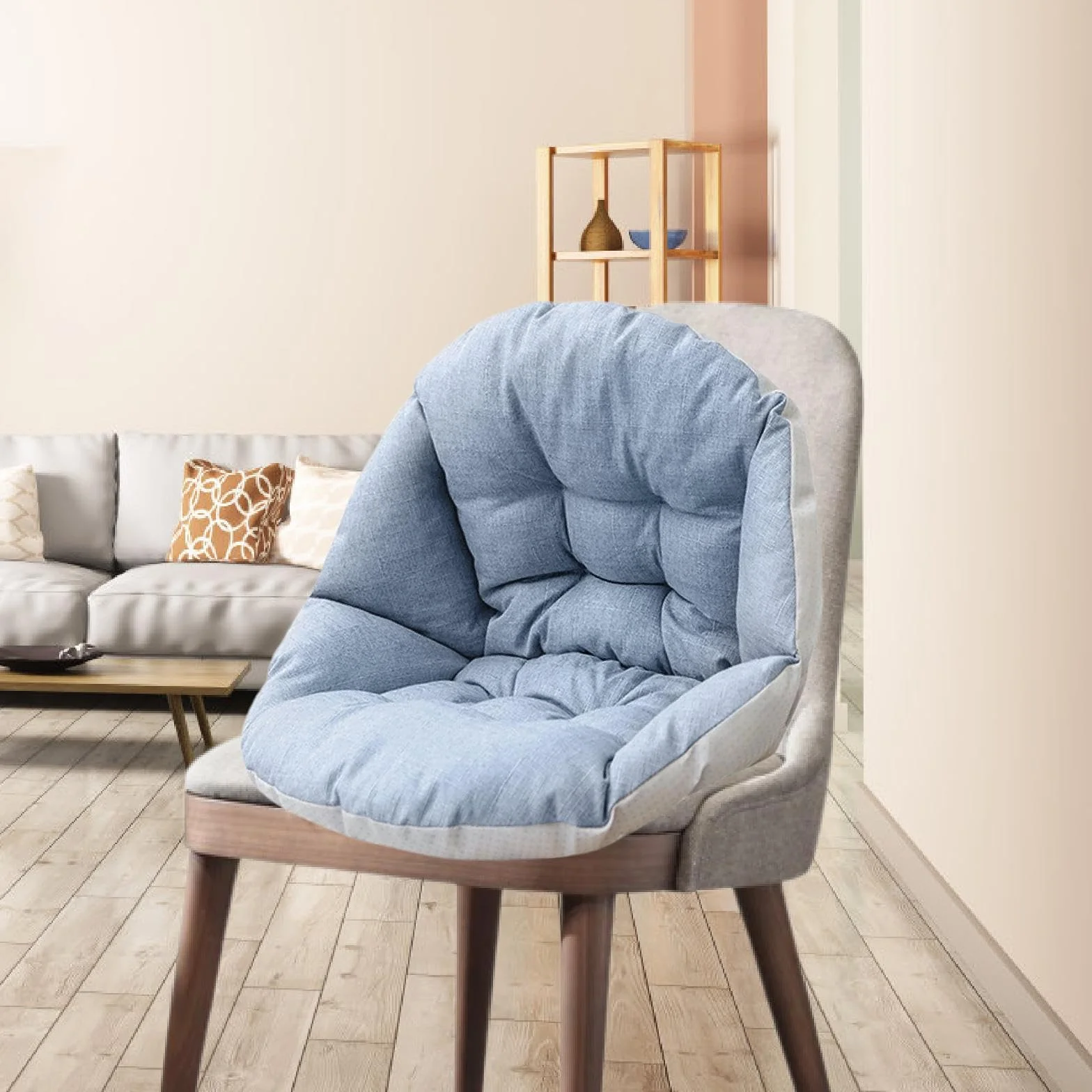 Sharplace Cuscino per Amaca Sospeso, Comodo con Cinghia, per Soggiorno E Giardino, Blu