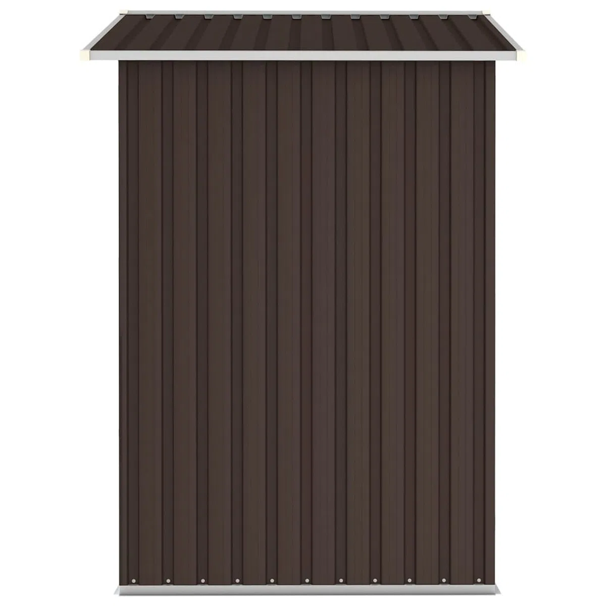 Capanno da Giardino, Casetta Giardino, Capanno Attrezzi da Giardino, Casette da Giardino, Marrone 205x129x183 cm in Acciaio Zincato