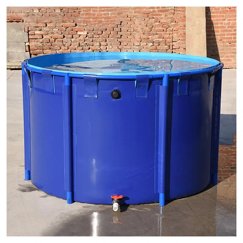 Stagno all'aperto del pesce del PVC sopra lo stagno del circo del terreno per il carro armato di irrigazione del bacino idrico di stoccaggio dell'acqua di Koi 1.2x1.2x0.6m e installazione facile