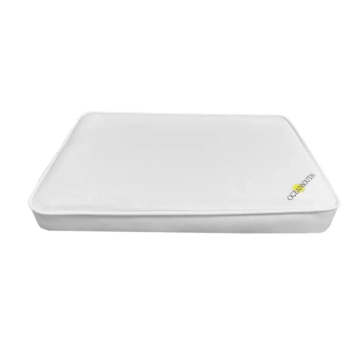 Oceansouth Cuscino per panca da barca in tessuto di poliestere (bianco, 370 mm x 1300 mm)