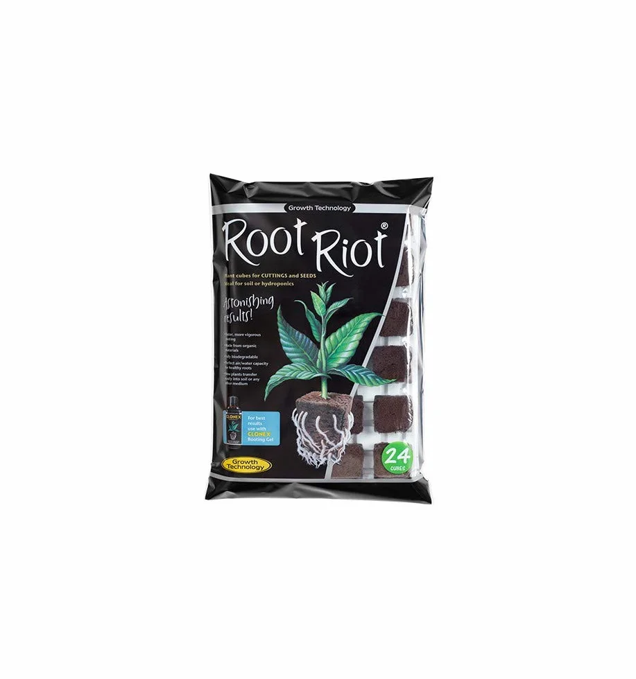 Root Riot - Vassoio per propagazione 24 cubi