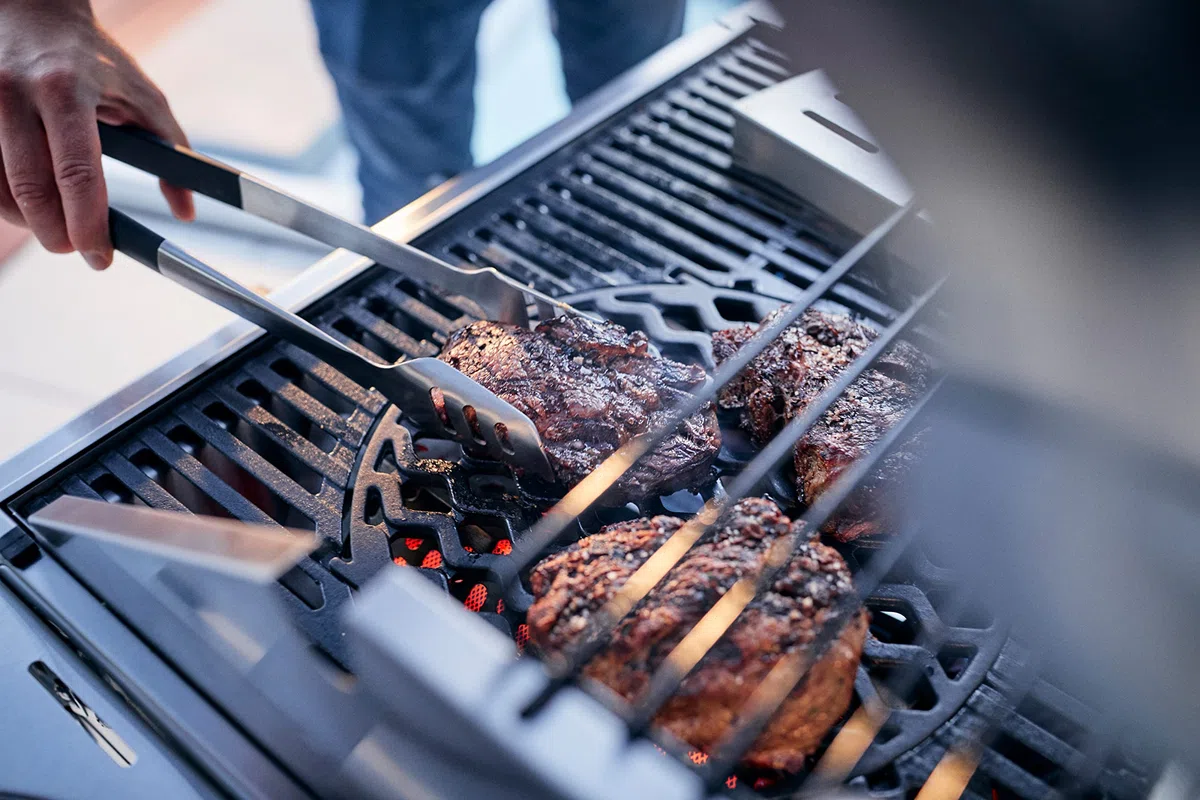 Enders - Pinze da barbecue di qualità superiore in acciaio inossidabile, #8787