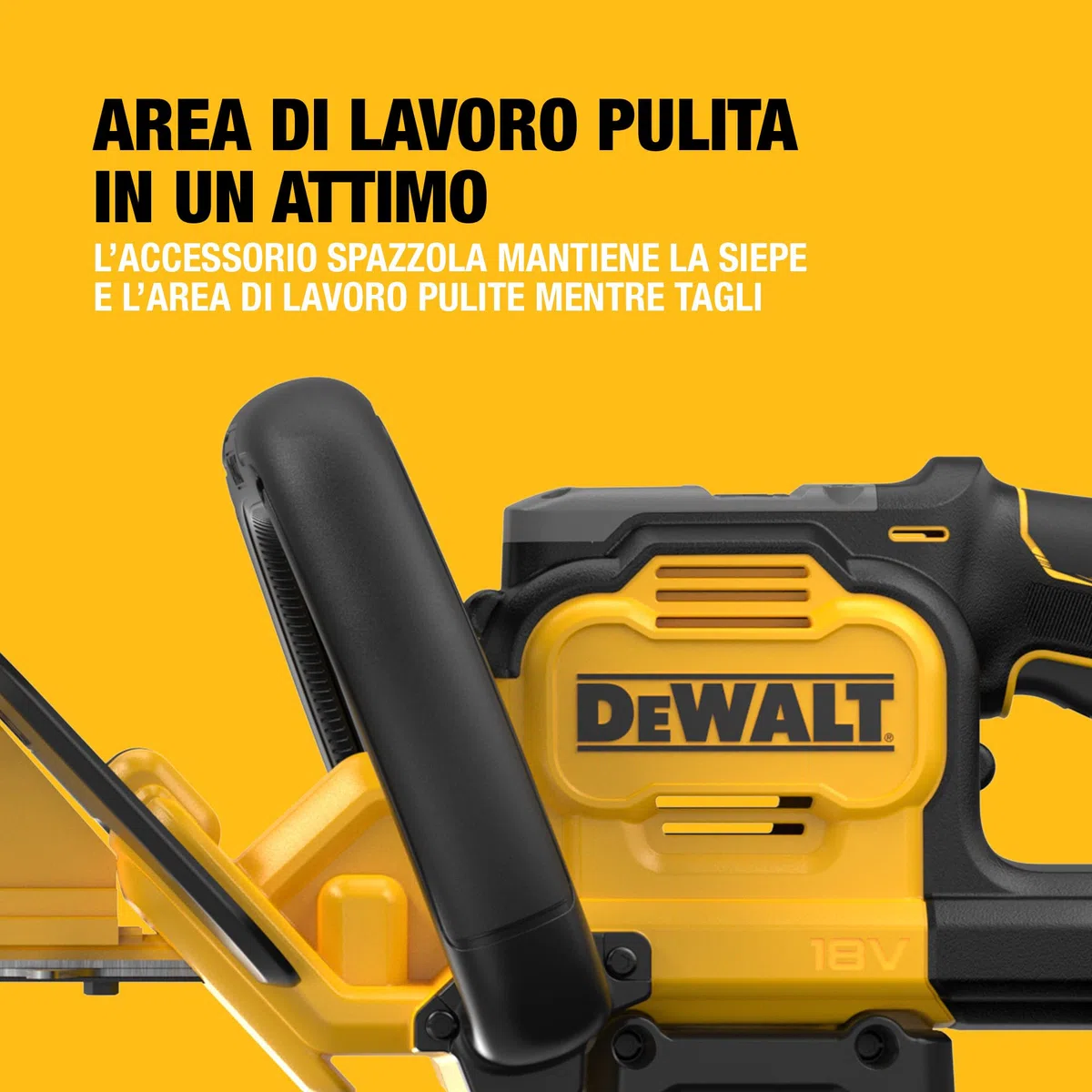 DEWALT Tagliasiepi senza spazzole da 18 V XR 60 cm, Solo utensile, DCMHT567N-XJ