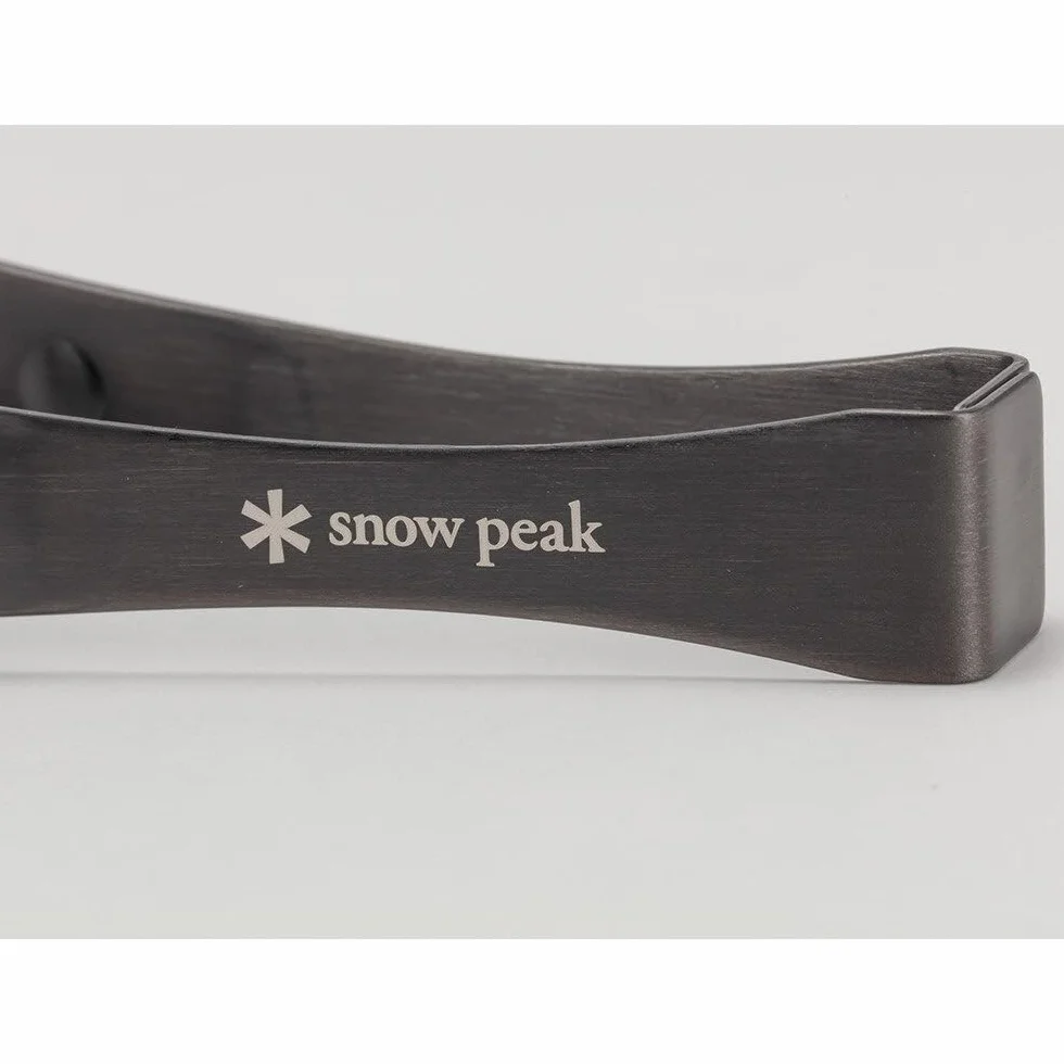 Snow Peak Pitts - Pinze per barbecue, griglia, focolare o casa, acciaio inossidabile, 27 cm