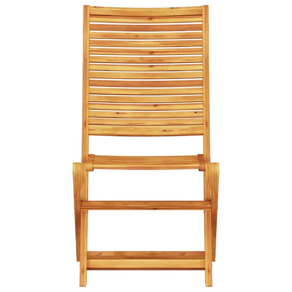 vidaXL Set da Pranzo per Giardino 5 pcs Marrone, Set da pranzo all'aperto, tavolo in acacia rustica, arredo giardino e terrazza, posti resistenti alle intemperie