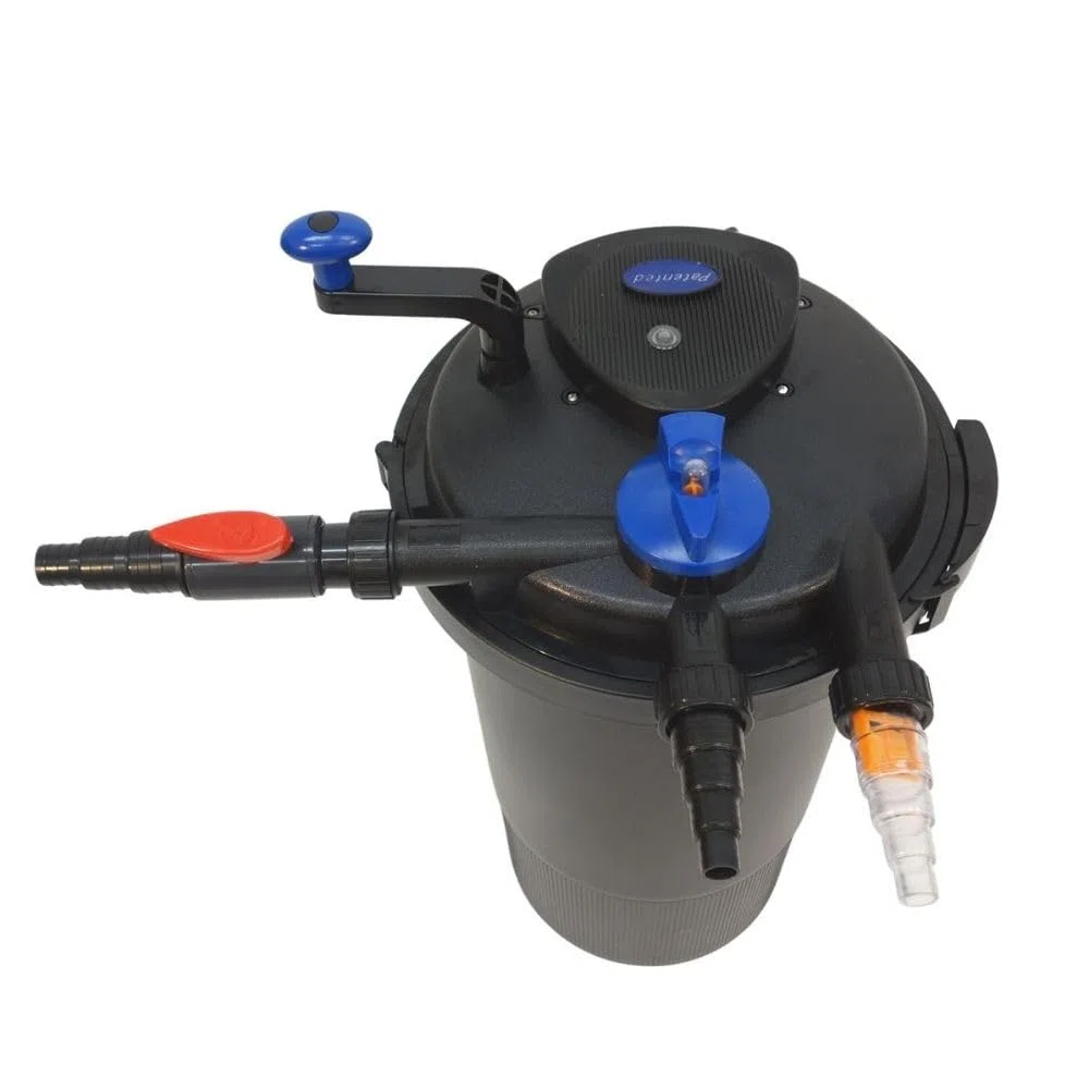 CPF 15000 Bio Stampa stagno filtro 30000l Filtro stagno torrente incl.18 Watt Uvc chiarificatore